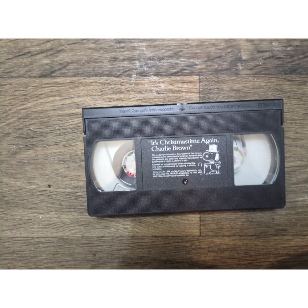 It's Christmas time Again Charlie Brown (VHS)